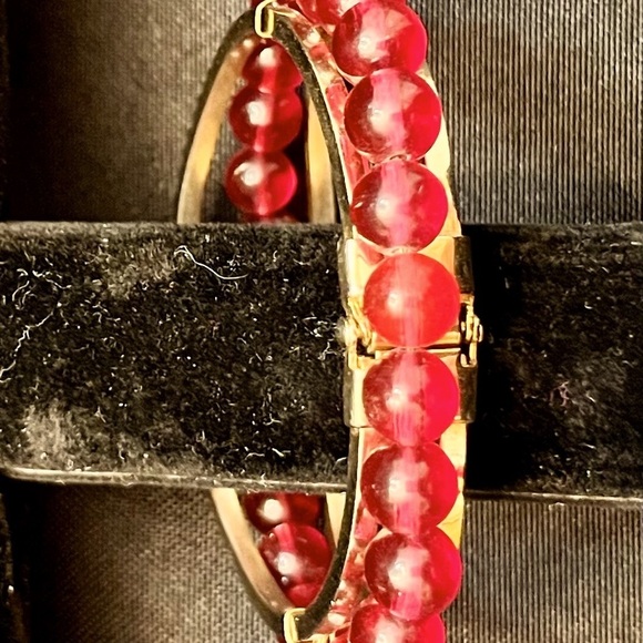 Beaded Hinged Bracelet VTG Handmade?Boho Hippie Hippy High Middle School Friends - Picture 12 of 12